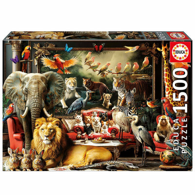 Educa - Puzzle - Das Herrenhaus der Tiere - 1500 Teile
