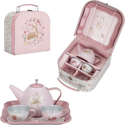 Little Dutch Fairy Garden Zinn Tee im Koffer