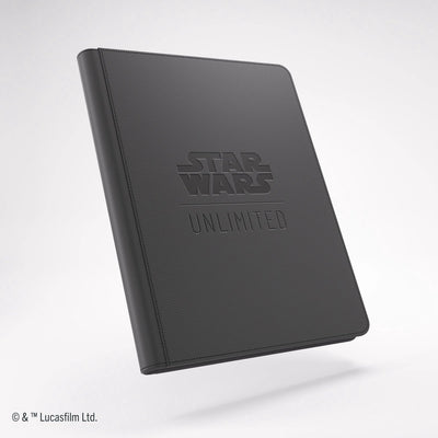 Gamegenic Star Wars Unlimited Zip-up Portfolio 18-Pocket Schwarz