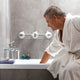 Innovagoods doppelter eckiger Sicherheits-Haltegriff für das Badezimmer, Haltegriff für die Badewanne