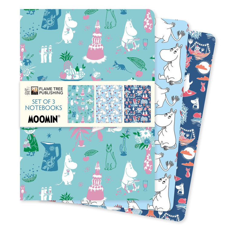Standard-Notizbuchkollektion – Moomin Classics-Set mit 3 Standard-Notizbüchern