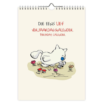 Comello be nice Geburtstagskalender – 18x25 cm