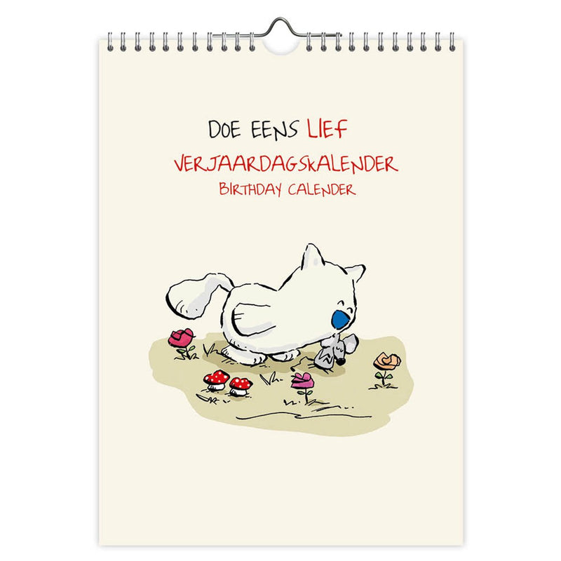 Comello be nice Geburtstagskalender – 18x25 cm