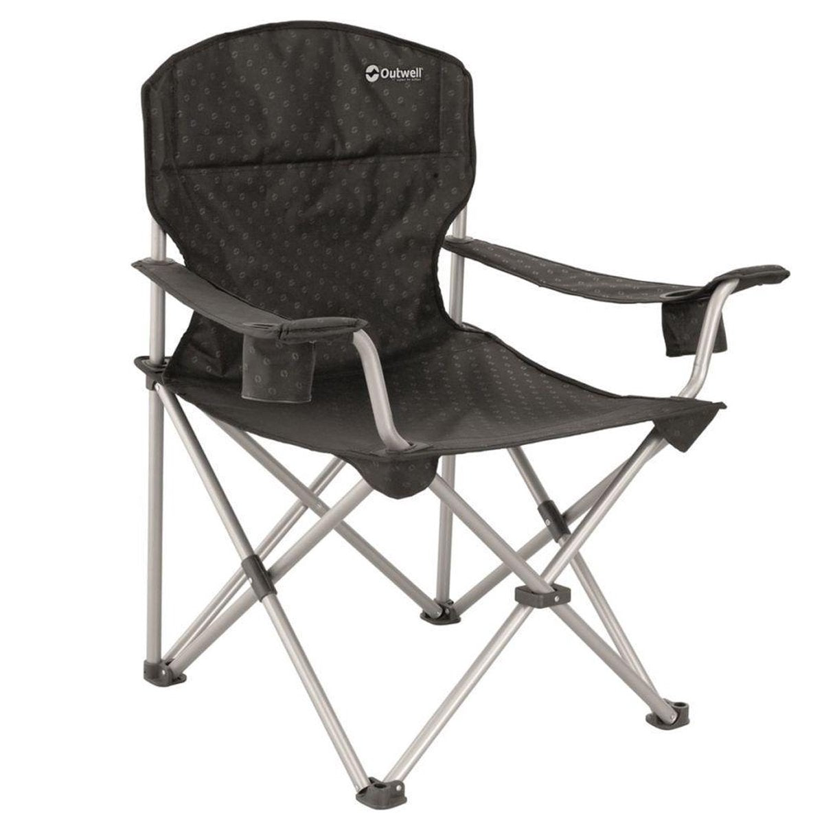 Outwell Catamarca XL Campingstuhl – Schwarz Silber