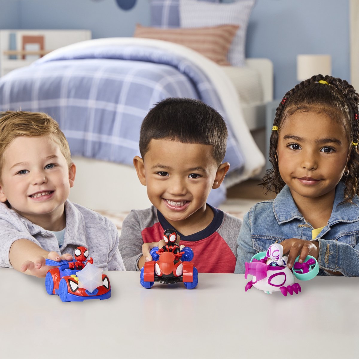 Marvel Spidey und seine fantastischen Freunde – Spidey-Fahrzeuge im 3er-Pack