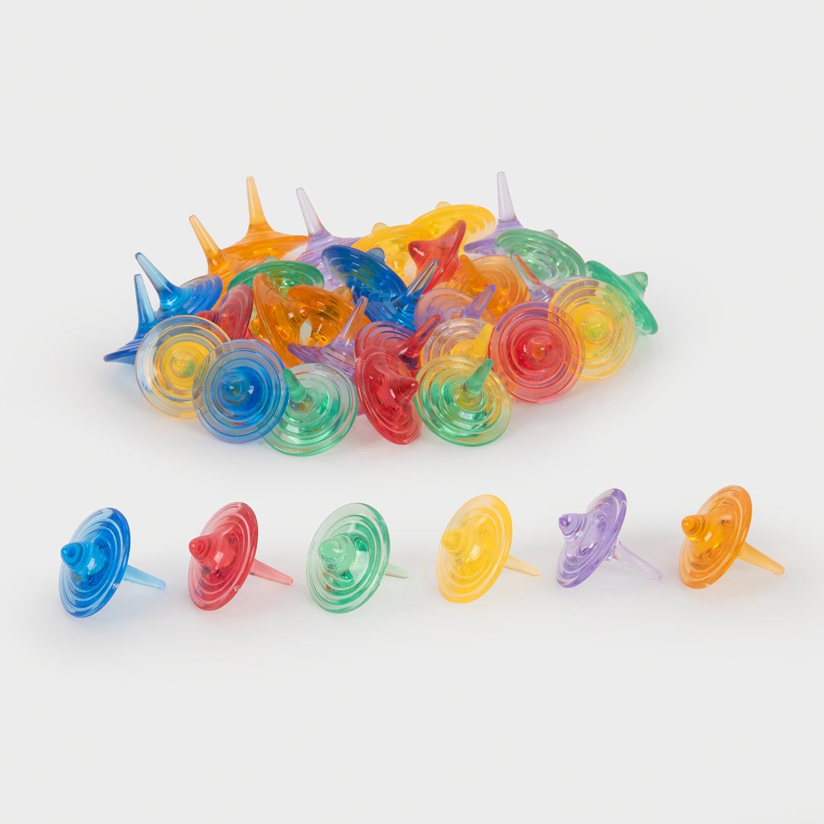 Tickit® transparente Farbspinner – Packung mit 36 Stück