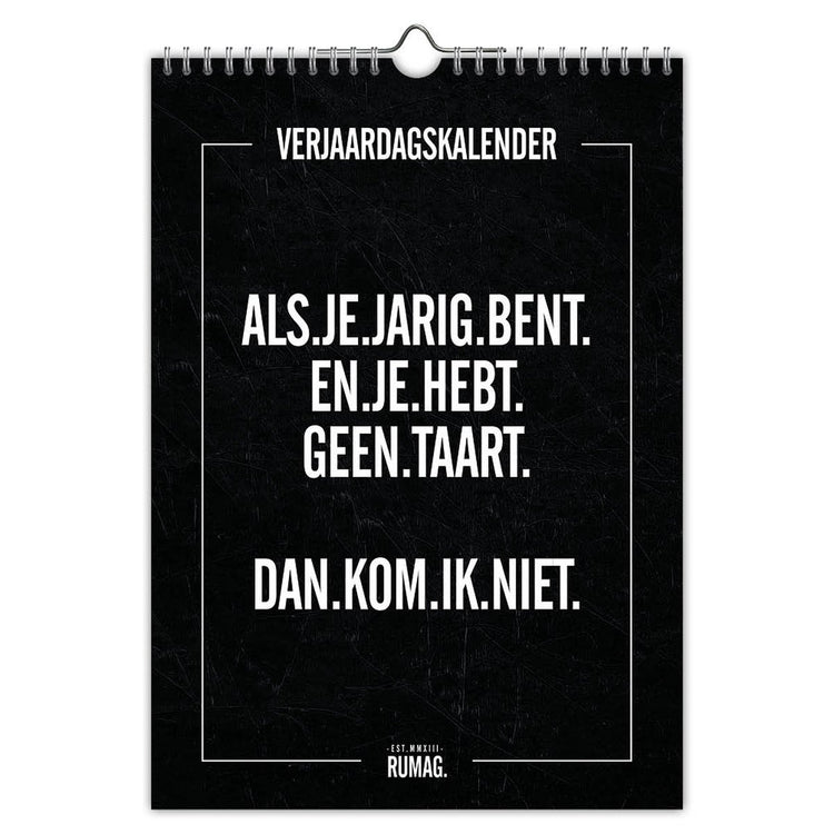 Rumag Geburtstagskalender - A4