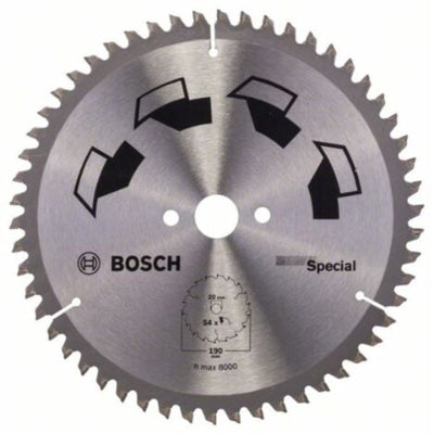 Bosch - Kreissägeblatt Spezial -190 x 20 x 2,5 mm - 54