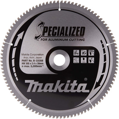 Makita Zubehör Kappsägeblatt | Aluminium | 305x30x2,4 100t -5g - b-33358