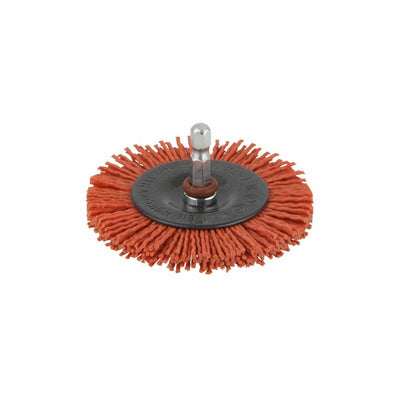 Wolfcraft – Nylondraht-Scheibenbürste für Bohrmaschine – 75 mm – 1500000