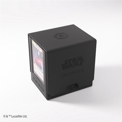 Gamegenic Star Wars Unlimited Twin Suns Deck Pod schwarz – Deckbox – Tokenbox – für Star Wars Unlimited –