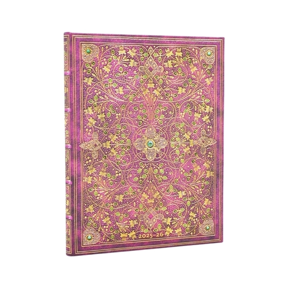 Paperblanks 2026 Diamond Jubilee (Sangorski Sutcliffe) Ultra 18-Monats-Vertikal-Hardcover-Flexi-Tagesplaner 2025–2026 (elastischer Bandverschluss)