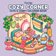 Coco Wyo Cosy Spaces Coloring – Cozy Corner – Malbuch für Erwachsene und Kinder