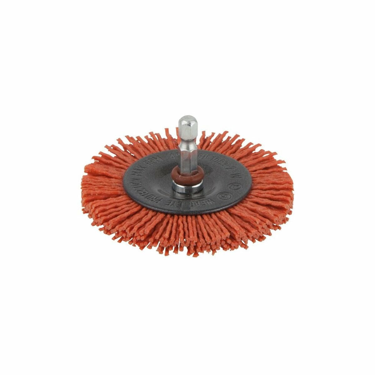 Wolfcraft – Nylondraht-Scheibenbürste für Bohrmaschine – 75 mm – 1500000