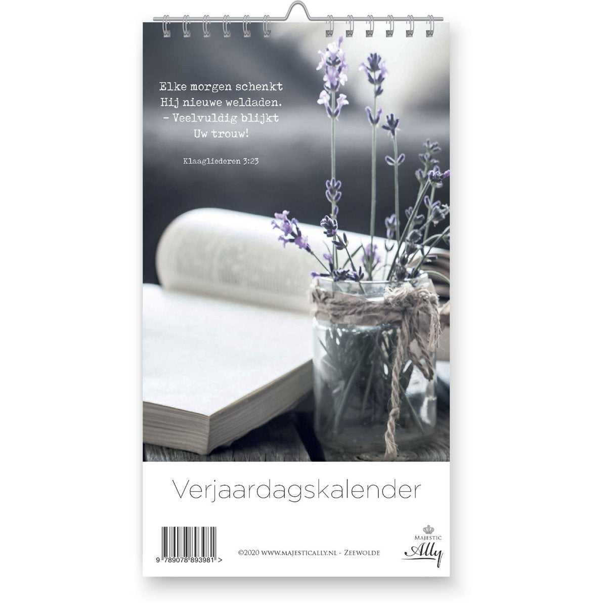 Majestätischer Geburtstagskalender auf nationaler Ebene