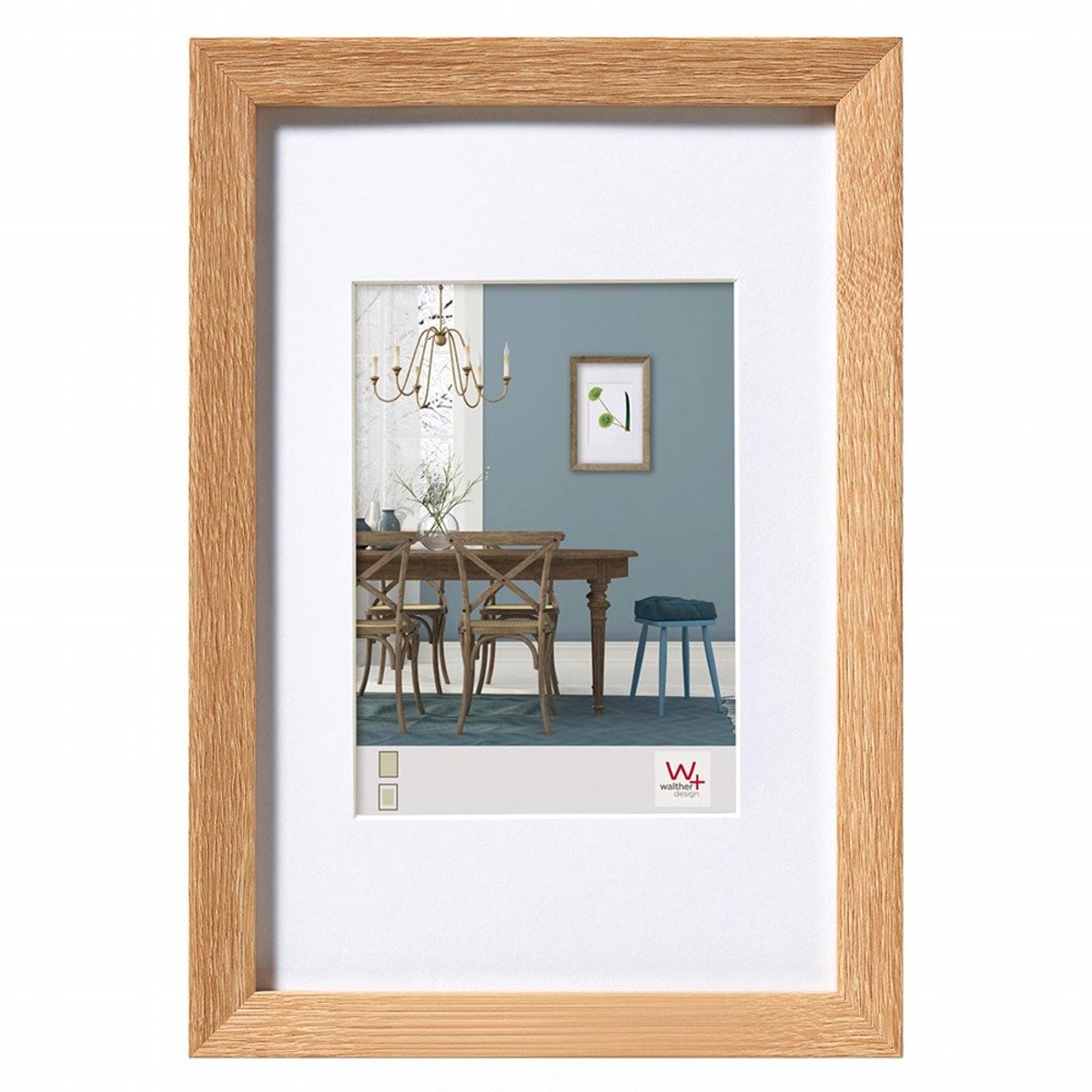 Walther Fiorito – MDF-Holzrahmen – Fotogröße 30 x 40 cm – helle Eiche