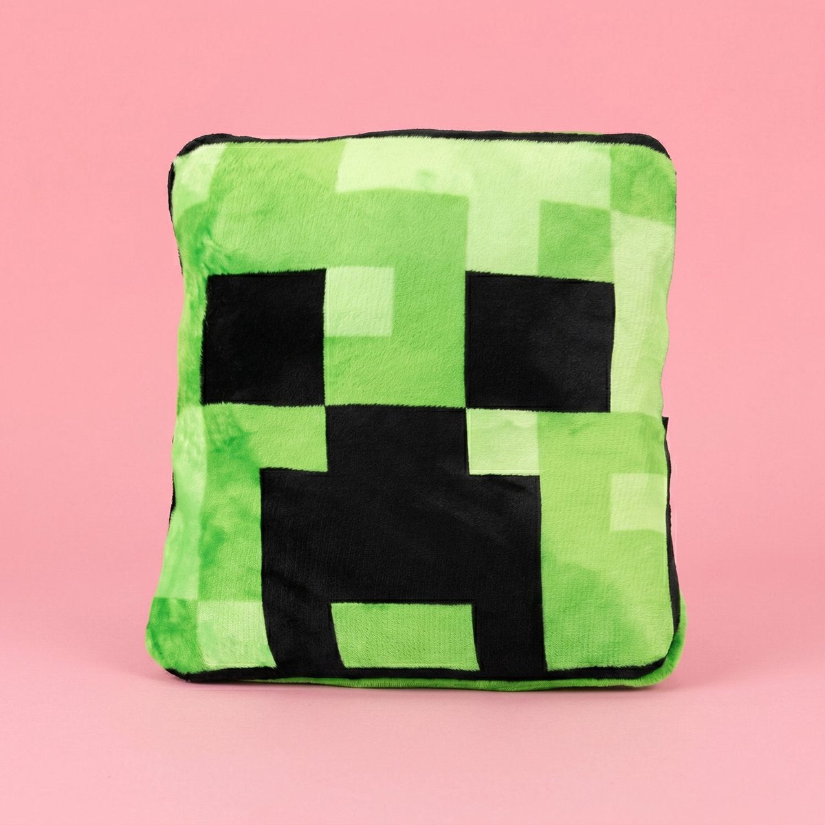 Paladone Minecraft Creeper Kissen und Decke in einem von