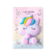 Lazy Stars - Notizbuch - Squishy Einhorn - 1 Stück - 128 Blatt