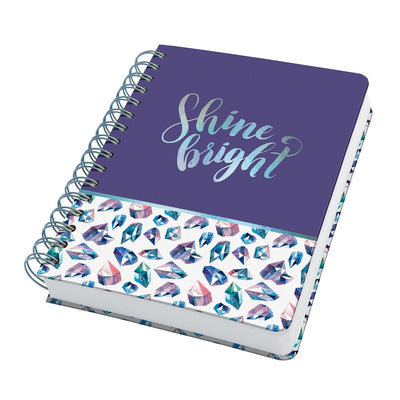 Sigel – Spiralnotizbuch – Jolie – A5 – Hardcover – 240 Seiten – Punkte – 120-Gramm-Papier – Fairy Gems – Si-JN617