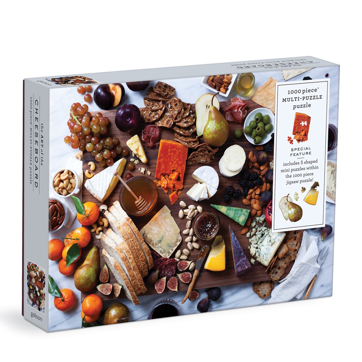 Art of the Cheeseboard 1000-teiliges Multipuzzle