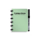 Correctbook A6 löschbares Notizbuch – Misty Mint – liniert – wiederverwendbares Notizbuch – inklusive Stiftwischtuch – kann mit zusätzlichen Seiten ergänzt werden