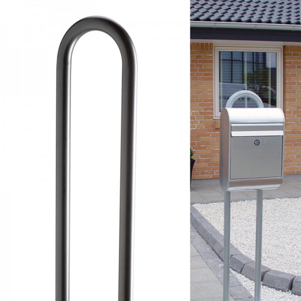Allux Briefkastenstativ 1007 schwarz