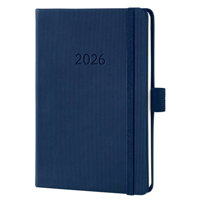 Sigel Wochenplaner 2026 Conceptum – Format A6 – Mitternachtsblau – Hardcover – SI-C2663
