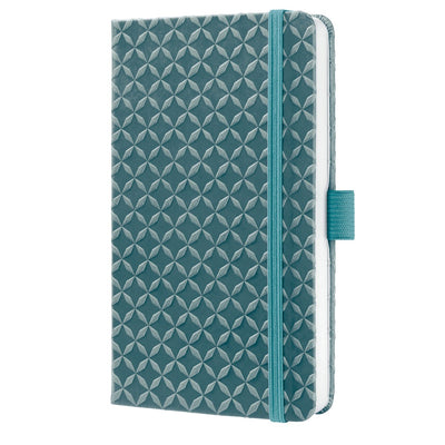 Sigel Notizbuch Jolie – Flair – A6 – Ozeanblau – liniert – Hardcover – si-jn138