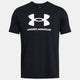 Under Armour UA Sportstyle Logo Update SS-BLK Herren-Sportshirt – Schwarz – Weiß