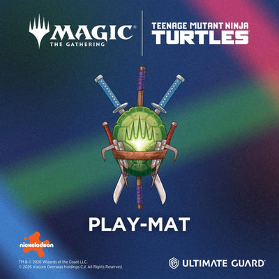 Ultimative Guard-Spielmatten-Magie: The Gathering | Teenage Mutant Ninja Turtles – schwarz, ungewöhnlich