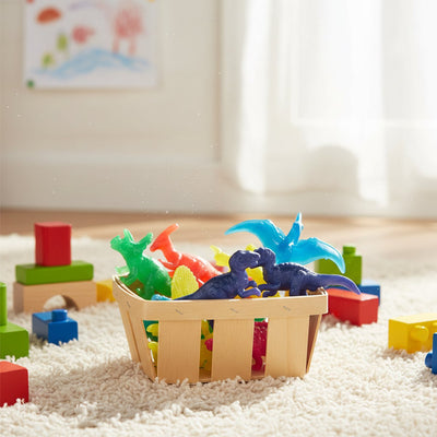 Eddy Toys ausziehbares Dino-Spielzeug – 33557 – Dino-Spielzeug, 6-teiliges, dehnbares Set – Dino-Spielzeug mit 6 Dinosaurierfiguren – Jouet Dino, mehrfarbig – Handout-Geschenk