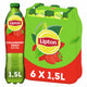 Lipton Eistee grüne Flasche – Erdbeere – zuckerarm – 6 x 1500 ml – Vorteilspack