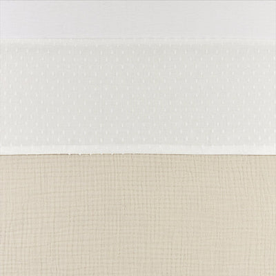 Meyco Baby-Pflaume-Bettlaken – gebrochenes Weiß – 100 x 150 cm – 0,3 tog