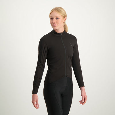 BBB Cycling Donna Triguard Fahrradjacke Damen – Drei-Jahreszeiten-Fahrradjacke Damen – wasserabweisende Windjacke – Schwarz – Größe XL – BBW-453