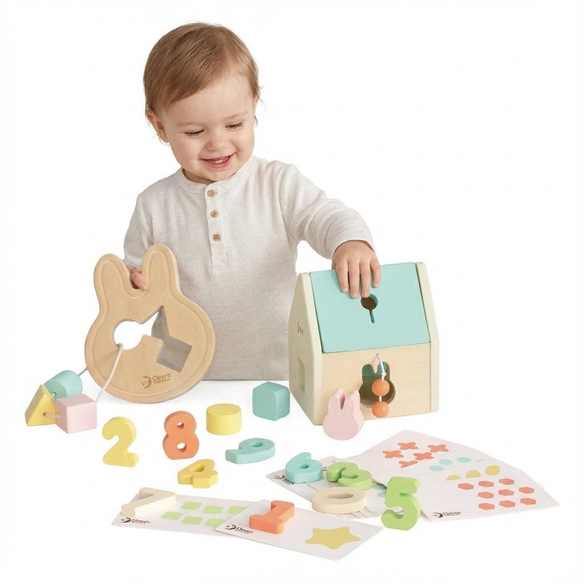 Klassische Welt der Welt Baby Hello Toy Box 12-18 Monate