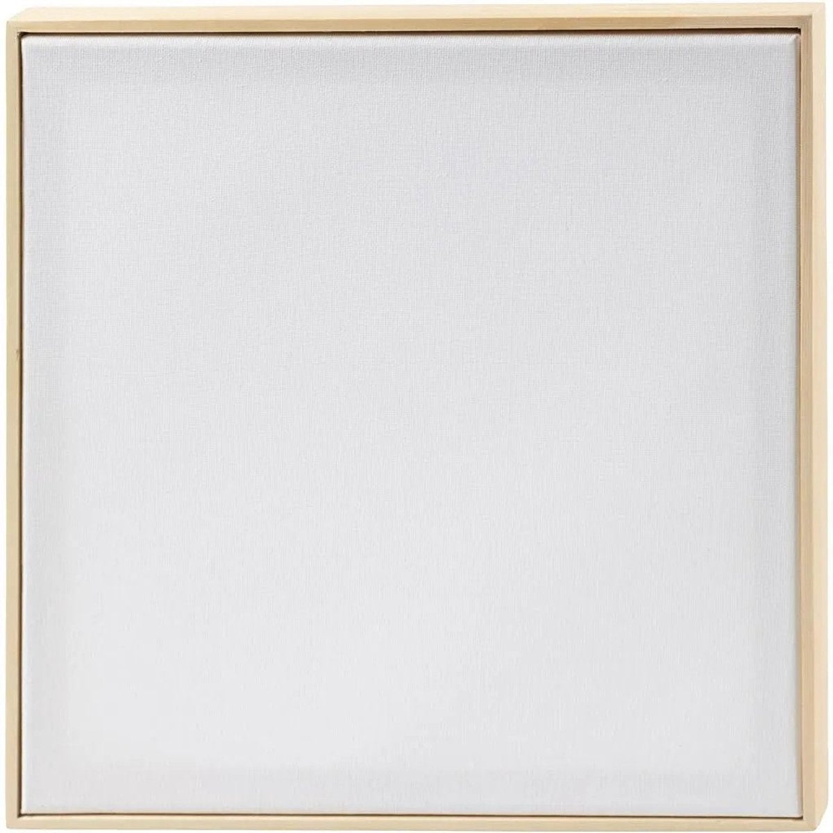 Creativ Company Keilrahmen mit Rahmen, Größe 30x30 cm, 280 gr, weiß, 1 Stück