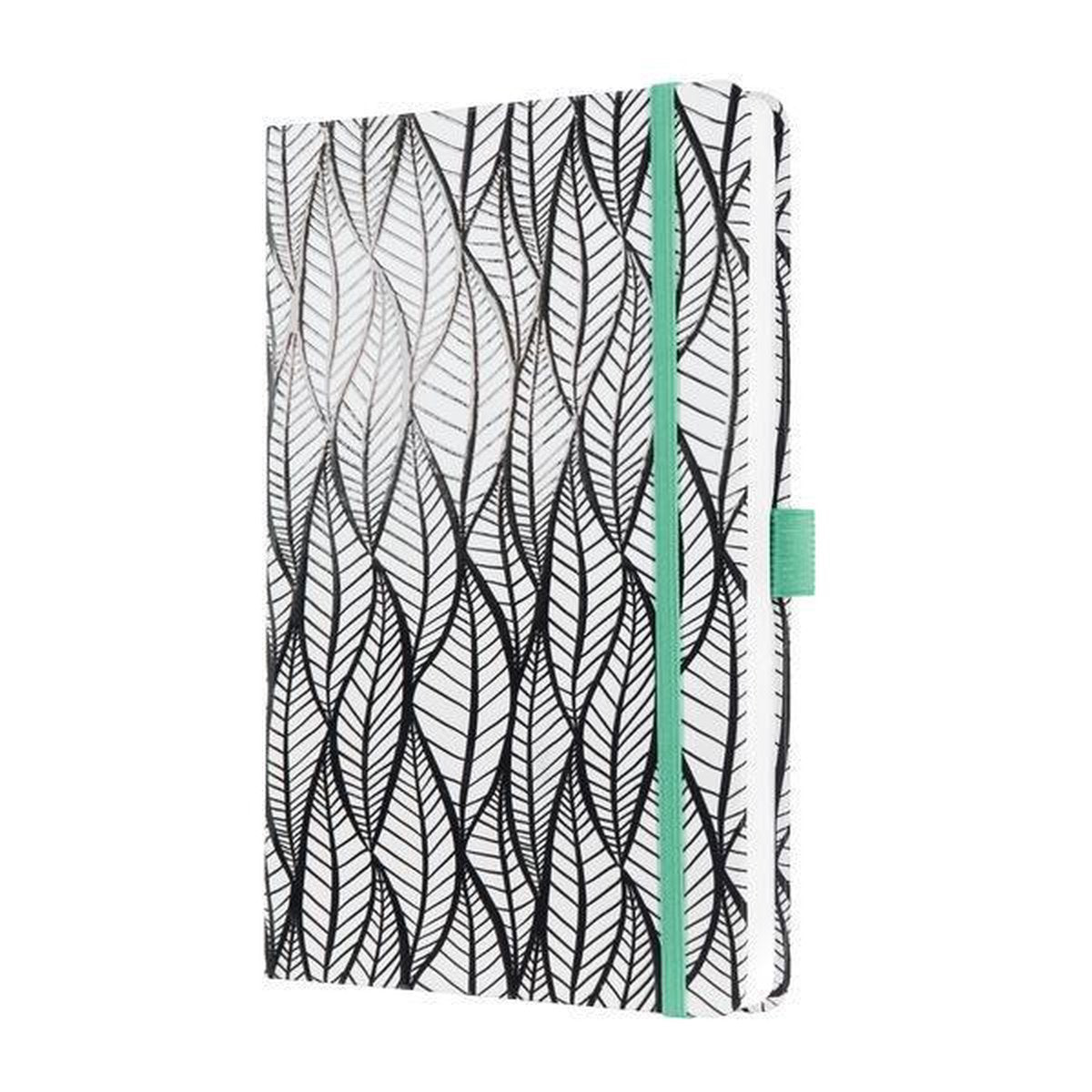 Sigel Notizbuch Jolie – gebleichte Blätter – A5 – Hardcover – 174 Seiten – liniert – 80 Gramm – si-jn323