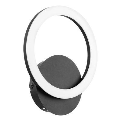 Eglo connect.z parrapos-z smarte Wandleuchte – 24 cm – Schwarz und Weiß – einstellbares weißes Licht – dimmbar – ZigBee