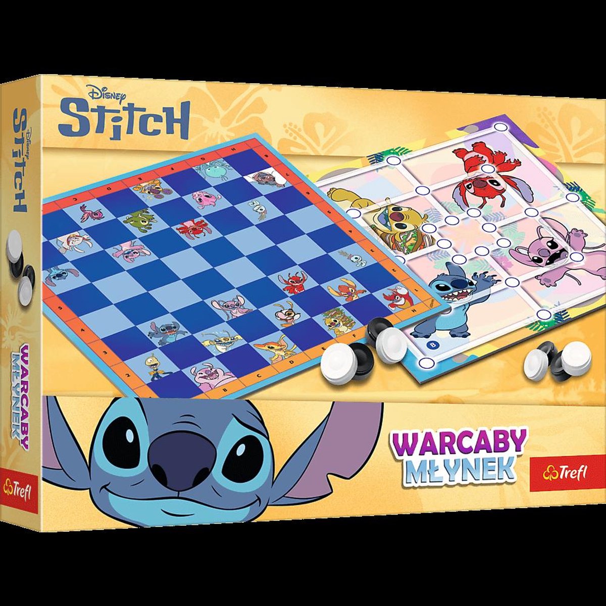 Trefl warcaby młynek Lilo-Stich