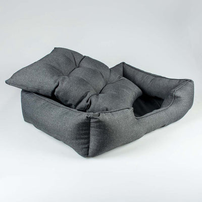 Duvo + Duratex Hundebett dunkelgrau m-60x80x16cm