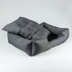 Duvo + Duratex Hundebett dunkelgrau m-60x80x16cm