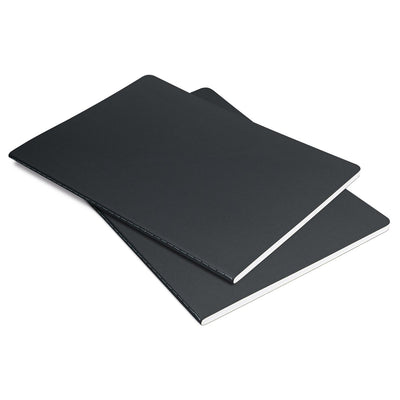 Sigel Notizbuch Linescape – Größe A5 – dunkelgrau hellgrau – mit Linie – 2 Stück – si-ls307