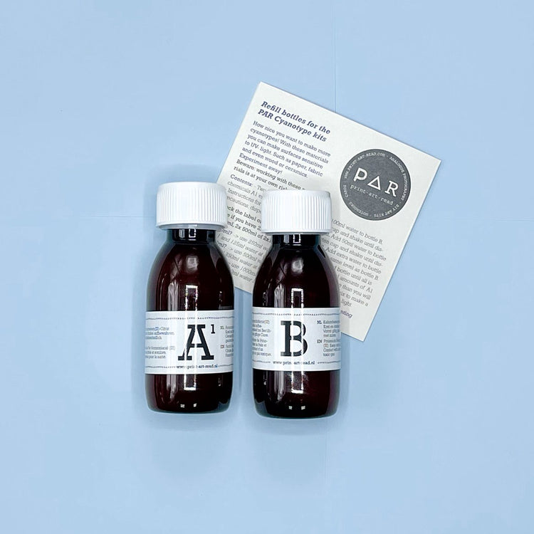 Par Cyanotypie-Nachfüllset für kreatives Spielzeug, 2 x 250 ml Blaupause.