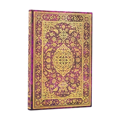 Paperblanks 2026 der Obstgarten (persische Poesie) Mini-12-Monats-Horizontal-Hardcover-Flexi-Tagesplaner 2026 (Elastikbandverschluss)