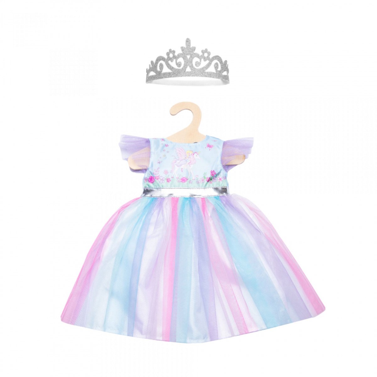 Heless Doll Kleidungsgebühr und Einhorn mit Krone, 35-45 cm