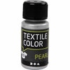 Kreativfirma Textil Farbabdeckung Textilfarbe Silberperle, 50 ml