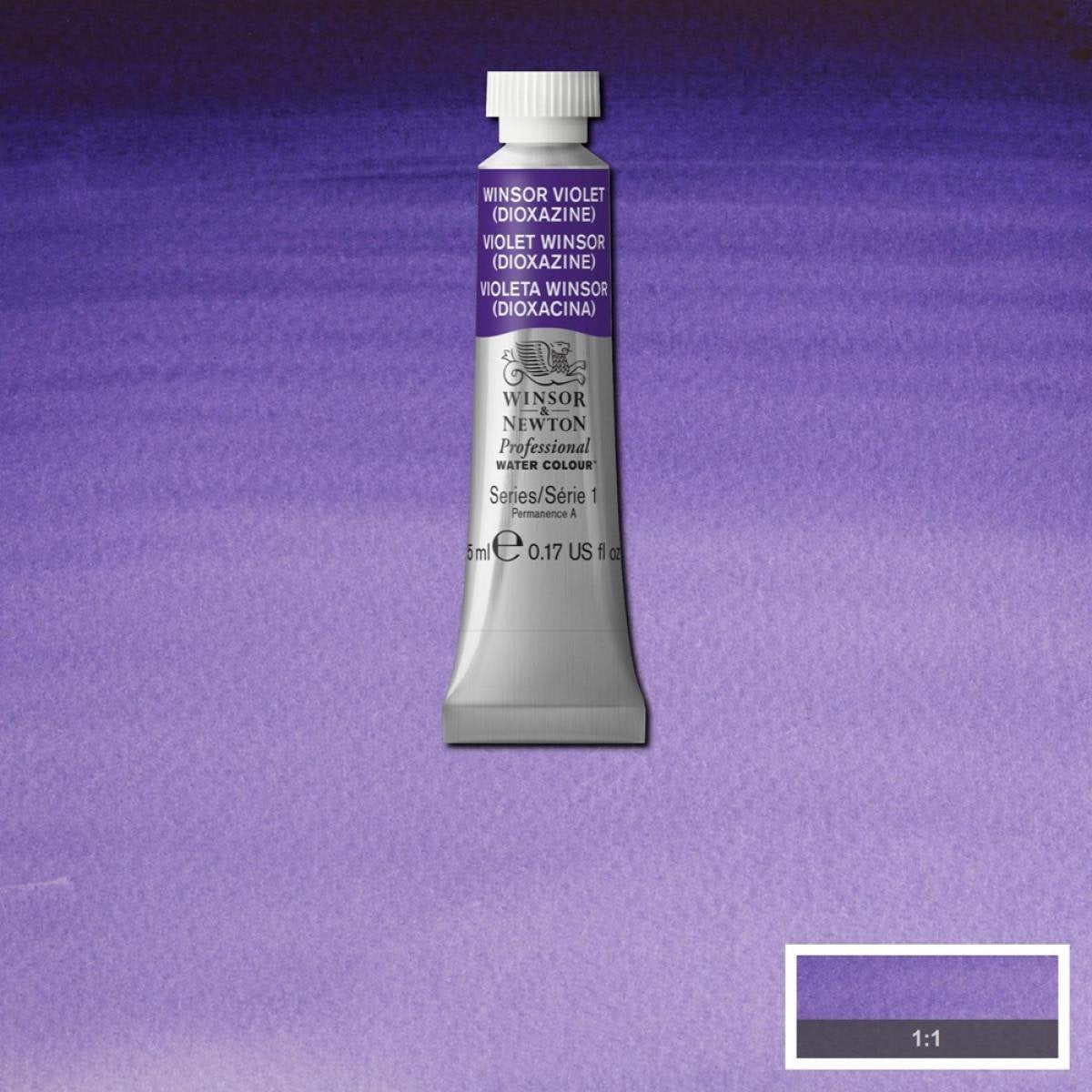 Winsor Newton professionelle Aquarellfarbe auf Wasserbasis violett 5 ml Kartusche 1 Stück(e)