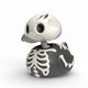 Numskull – Tubbz Gummiente – Skelett Halloween (Erstausgabe) – 9 cm