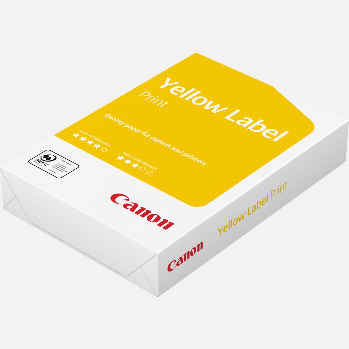 Canon Kopierpapier – Yellow Label Copy – PEFC – A4 – 80 Gramm – 1 Packung mit 500 Blatt