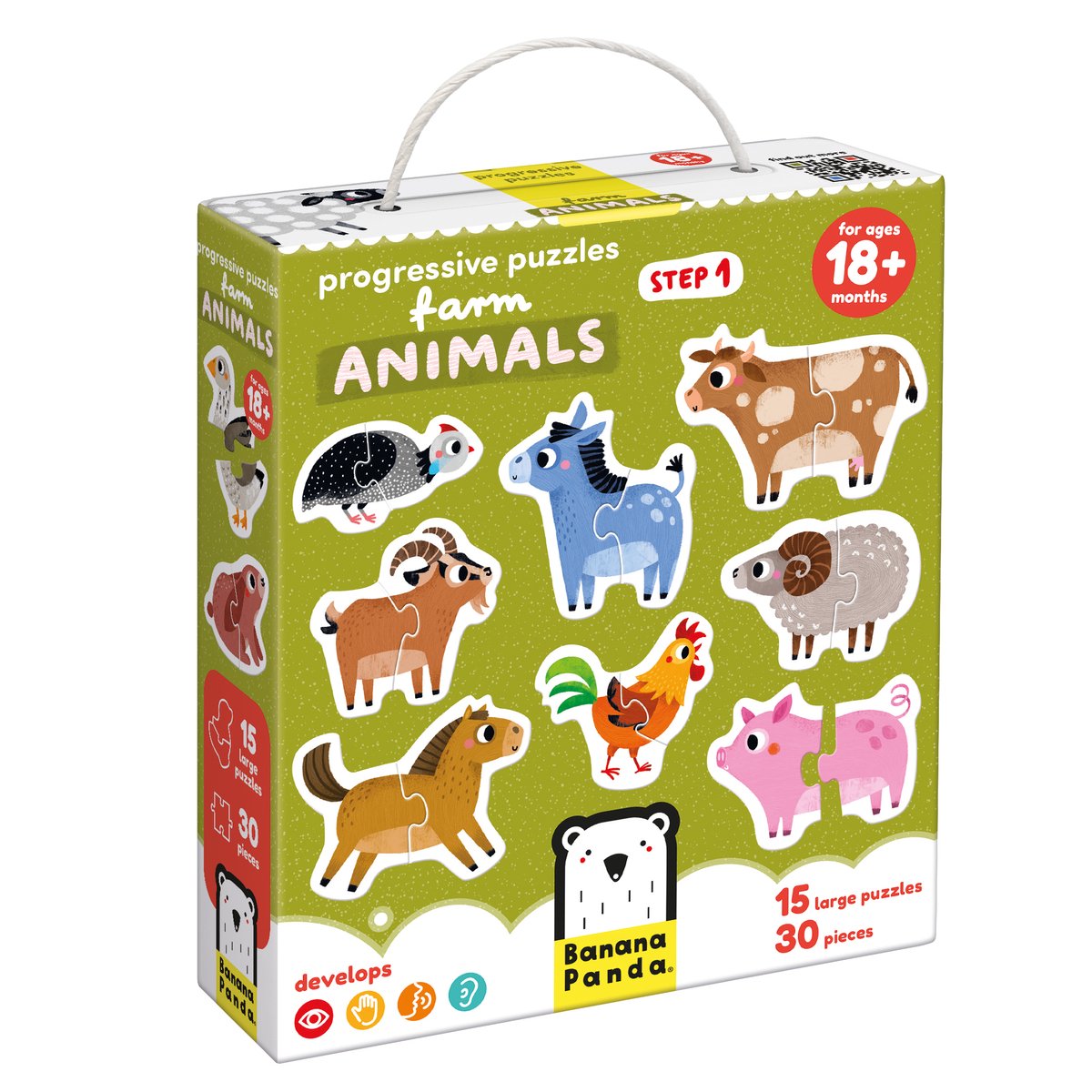 Banana Panda - Rising Puzzles Nutztiere - 33.